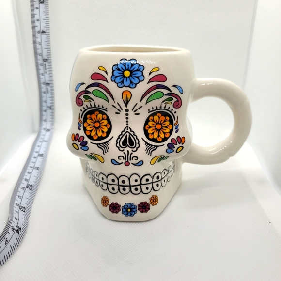 Other - Ceramic Sugar Skull Coffee Mug